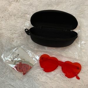 Shein sunglasses and earrings